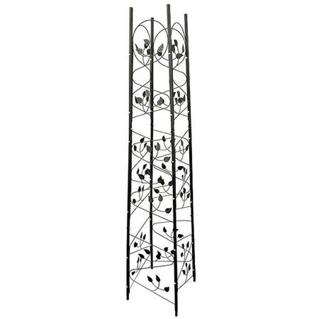 CLASSIC ACCESSORIES Botanical Garden Obelisk Decorative, Black VE3277864